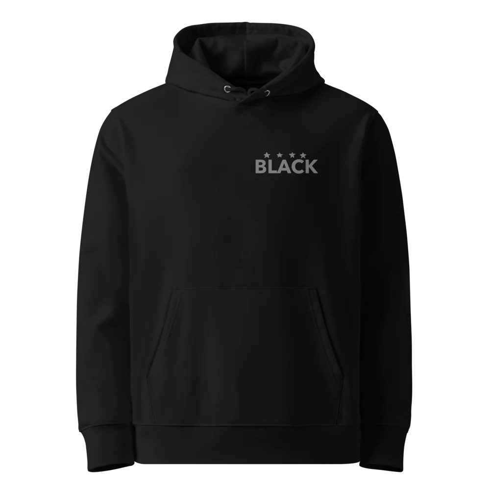 Unisex “Black” Eco Hoodie